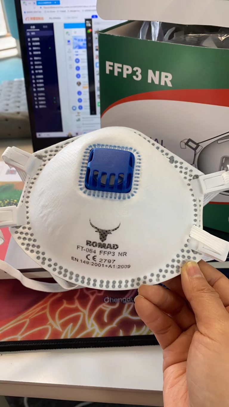 Antidust Disposable Face Mask for Railway Station Work Suitable Coating