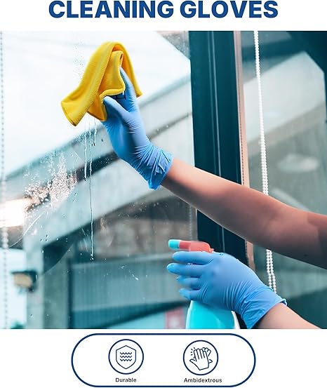 Nitrile Gloves Safety Zone: IT and Protective Application with Quality