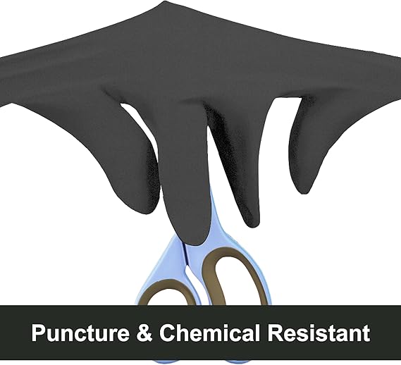 Orange Powder-Free Nitrile Disposable Gloves: IT with X, Q, and Enhanced Safety & Comfort